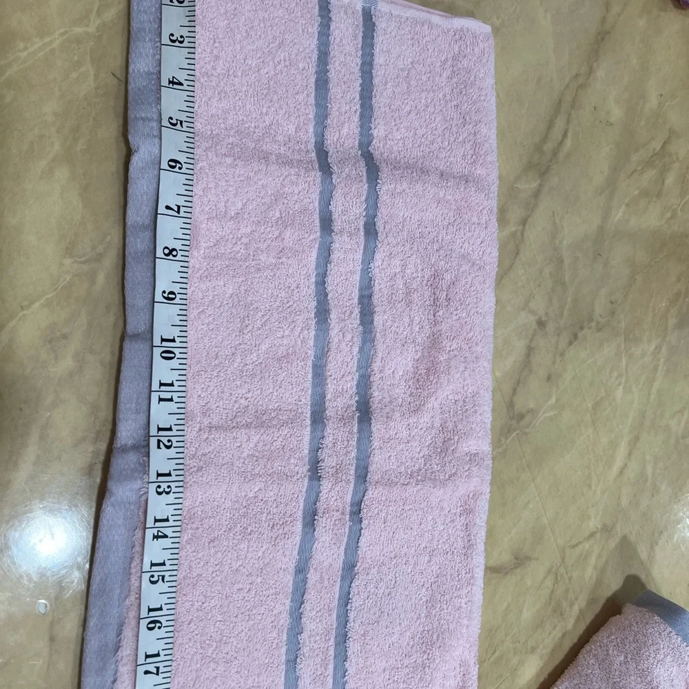 Dream Catcher Pink and Gray Towel Set of 4